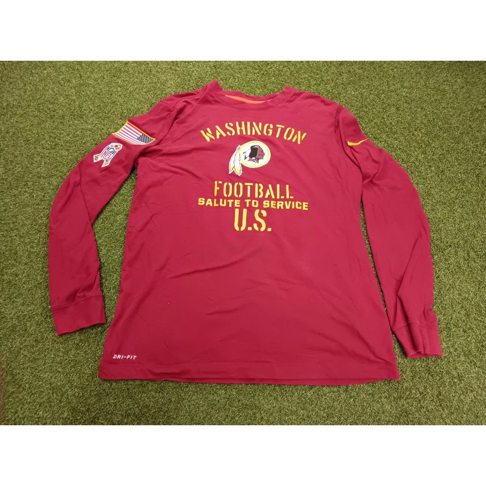 Nike Dri Fit NFL Washington Commanders American Football Team‎ Shirt Mens M Red